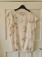 Ladies Womens Cream Short