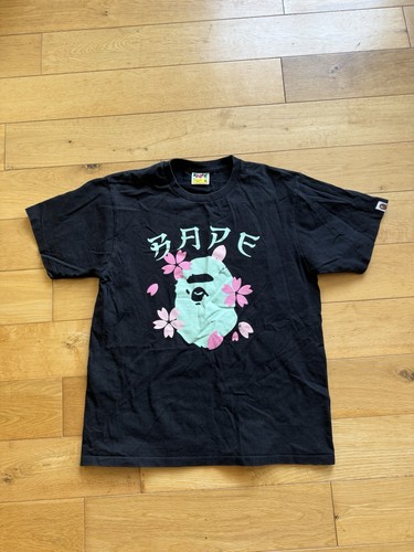 Bape sakura ape head tee - bape,