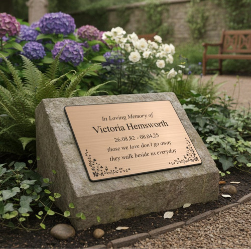 Memorial plaque bench plate - plaque,,