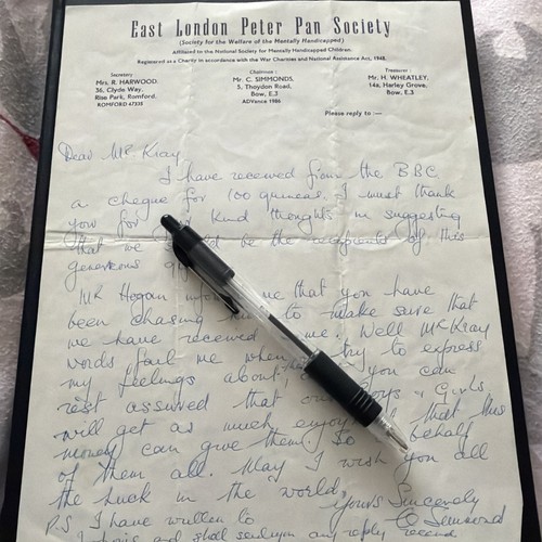 Single sided handwritten