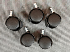 5 PCS Office Chair 50mm Caster Wheels 11mm Pin