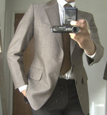 C 36 Vintage Mohair Wool Poly