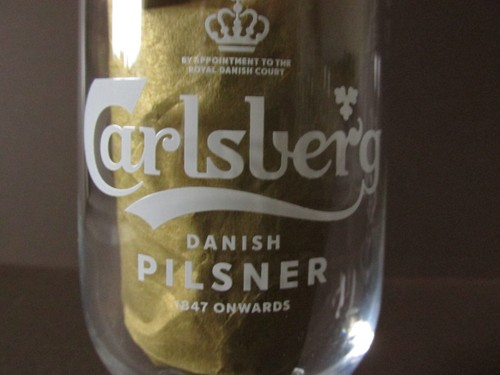 Carlsberg half pint - carlsberg, chalice