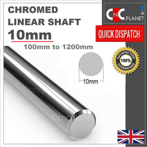 10mm smooth chromed steel - chromed,