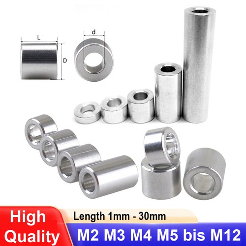 Aluminium standoff spacers - aluminium,