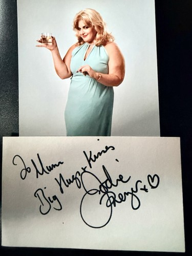 Jodie prenger signed autograph - prenger,