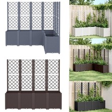 Garden Planter with Trellis