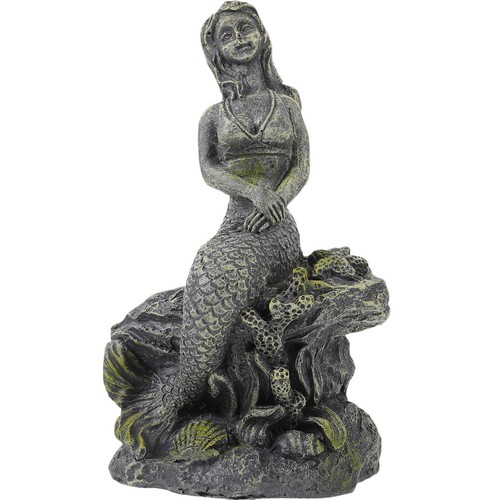 Resin mermaid aquarium statue - mermaid,