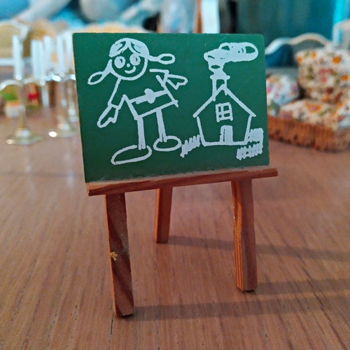 Vintage doll house - house, miniature