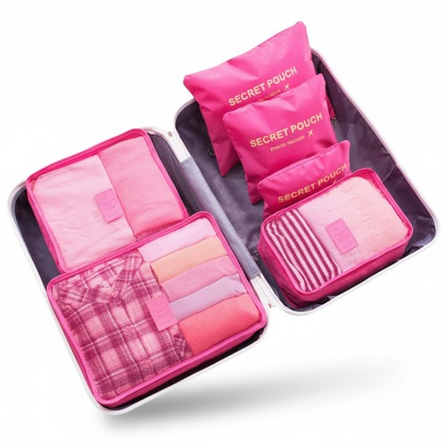 Travel packing cubes 6pcs - travel,