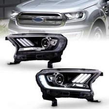 Head Lamp LED Projector Black