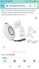 Nuk electric breast pump
