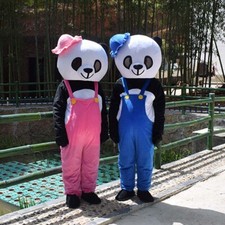 Panda Mascot Costume Suit