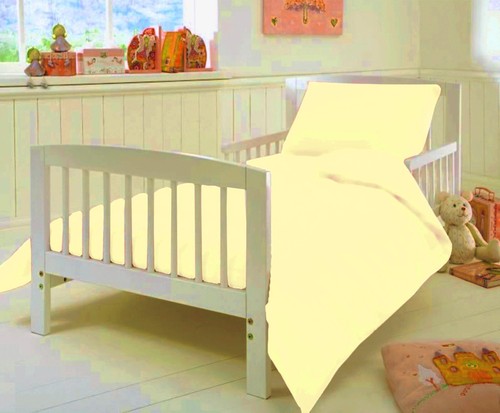 Junior bed lemon duvet - lemon,