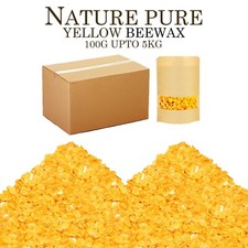Pure Organic Beeswax Pellets – Yellow Natural Beewax for DIY, Candle & Cosmetic