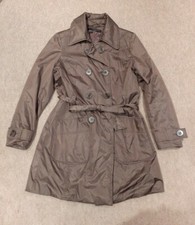 Philosophy Blues Padded Long Coat Double Breasted/Belted. Water Resistant.M.Ex.