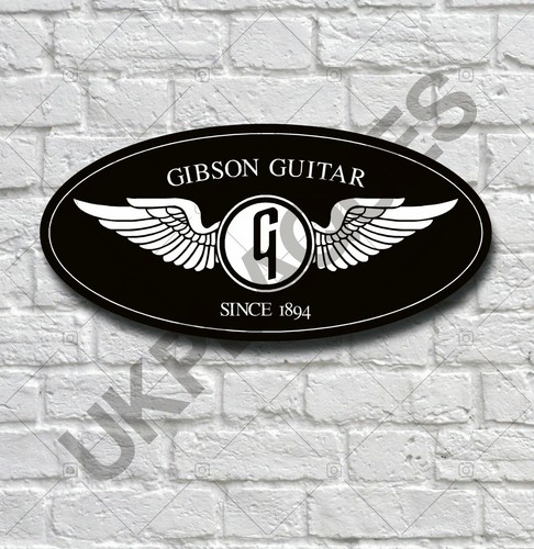 Gibson guitars wall sign - wall,