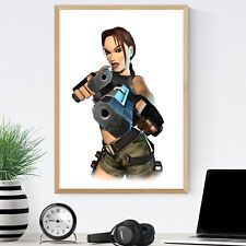 Tomb Raider Angel Of Darkness Lara Croft Retro Gaming A4 Poster Wall Art