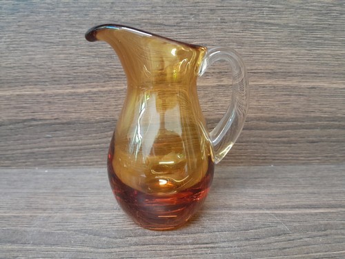 Hand blown glass jug - glass,
