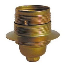 Lamp Holders And Adaptor Brass Holder ES E27 10mm Entry Lyvia Electrical 7174