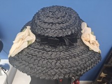 Antique vintage wide brim hat