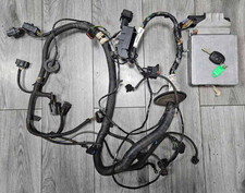 GENUINE FORD FOCUS MK1 ST170 2.0 PETROL ECU KIT KEY ENGINE WIRING LOOM 2002-2005
