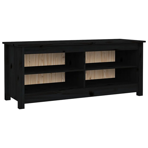 Solid wood pine shoe bench - solid,