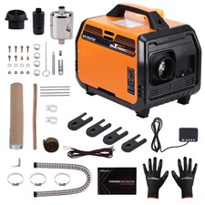 5000W Air Heater for Boat Truck Van Diesel LCD App Bluetooth Remote Start