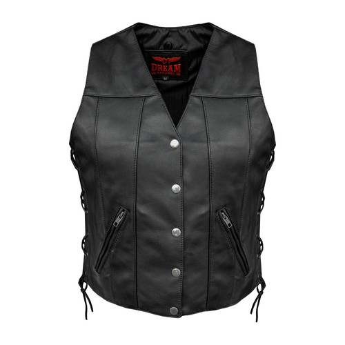 Premium black women leather - premium,