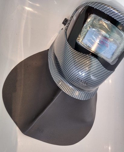 Welding helmet leather neck - -,