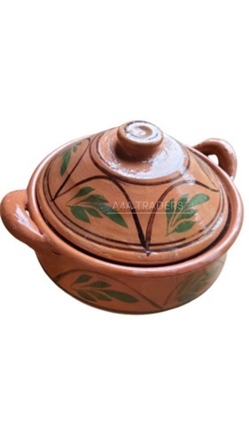 Clay pot karahi - pot, open