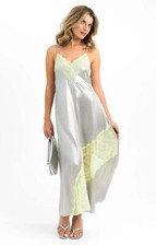 Topshop Womens Silver Midi