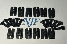 Grill clips black anodised - grill,