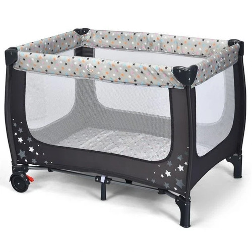 Costway foldable baby - 2-in-1,