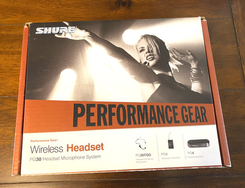 Shure pg30 wireless headset - shure,