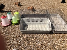Chicken Feeders And Water Containers X3 Large Cages 