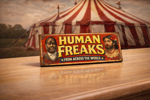Freak show sign - freak,