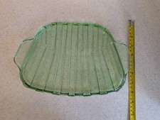 Vintage green glass dressing