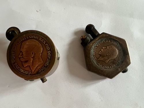 Ww1 trench art - trench, (pair)