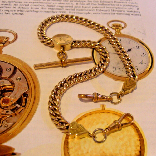 Victorian pocket watch chain - victorian,