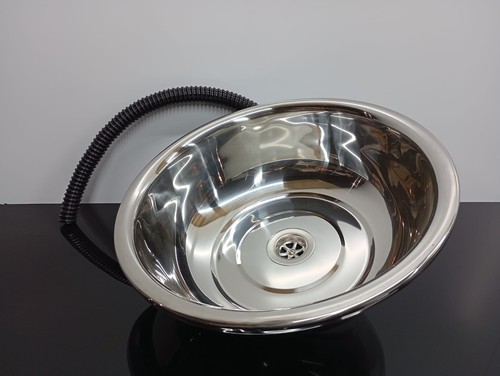 Stainless steel hand wash sink - hand,