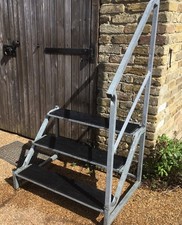 Static Caravan Steps Galanised