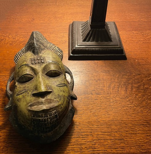 Hand carved african baule wood - hand,