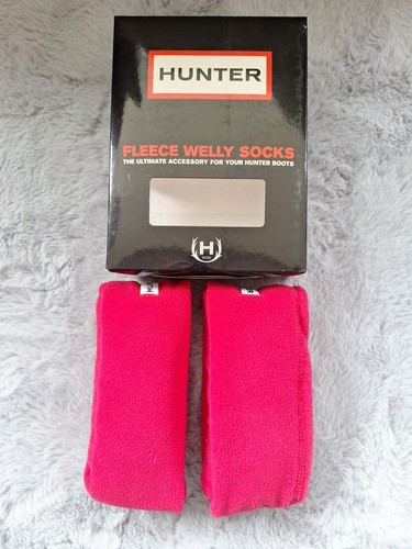 New hunter fleece welly socks - hunter,