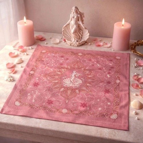 Aphrodite goddess tarot altar - tarot,