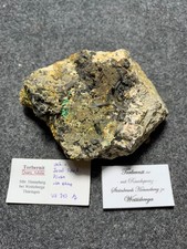Torbernite, quartz, quarry