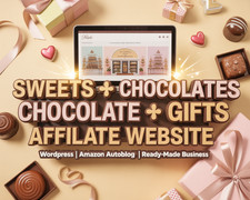 SWEETS & CHOCOLATES AFFILIATE WEBSITE WORDPRESS AUTOBLOG | AMAZON STORE