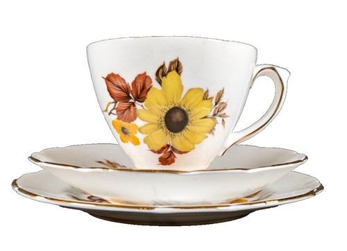 Vintage delphine cup saucer - cup,,