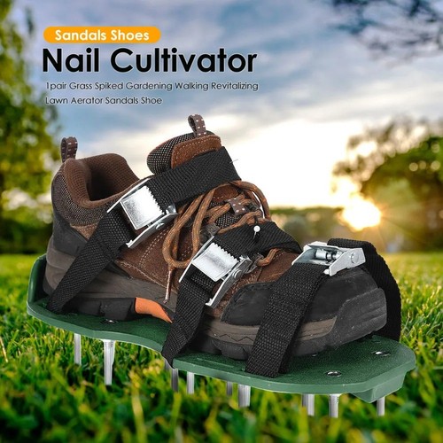 Lawn aerator shoes - lawn, grass