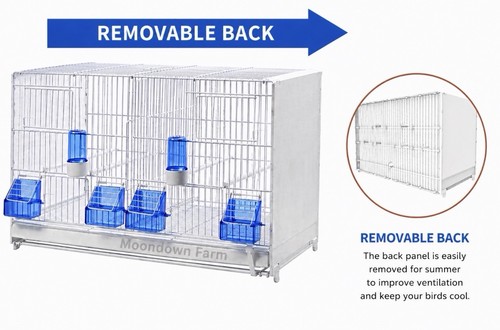 Double breeding cage - breeding,